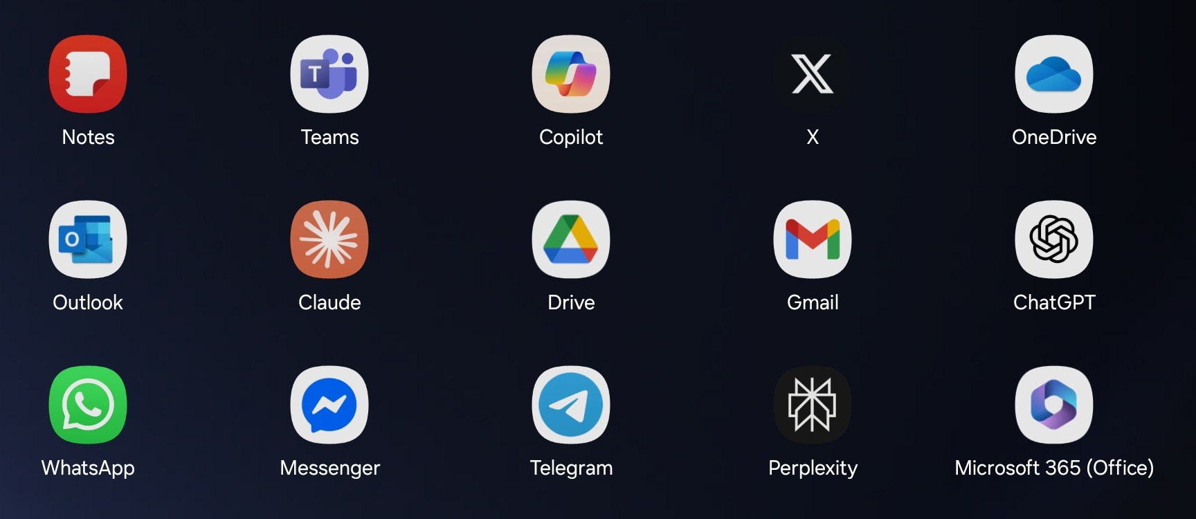 App connection screen showing Contexto integrations